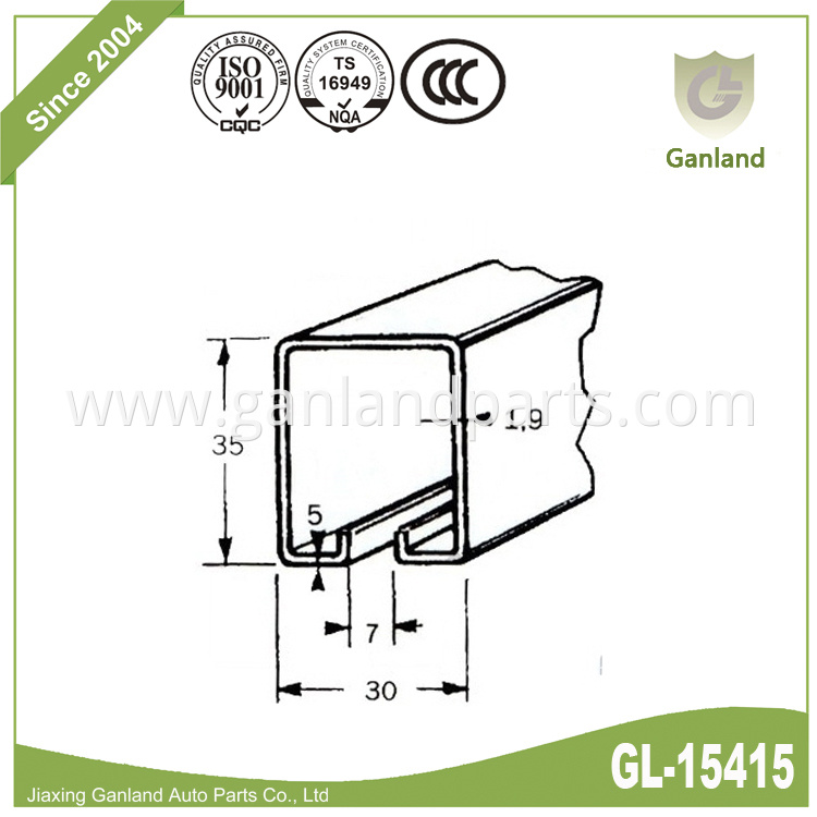 curtain track gl-15415